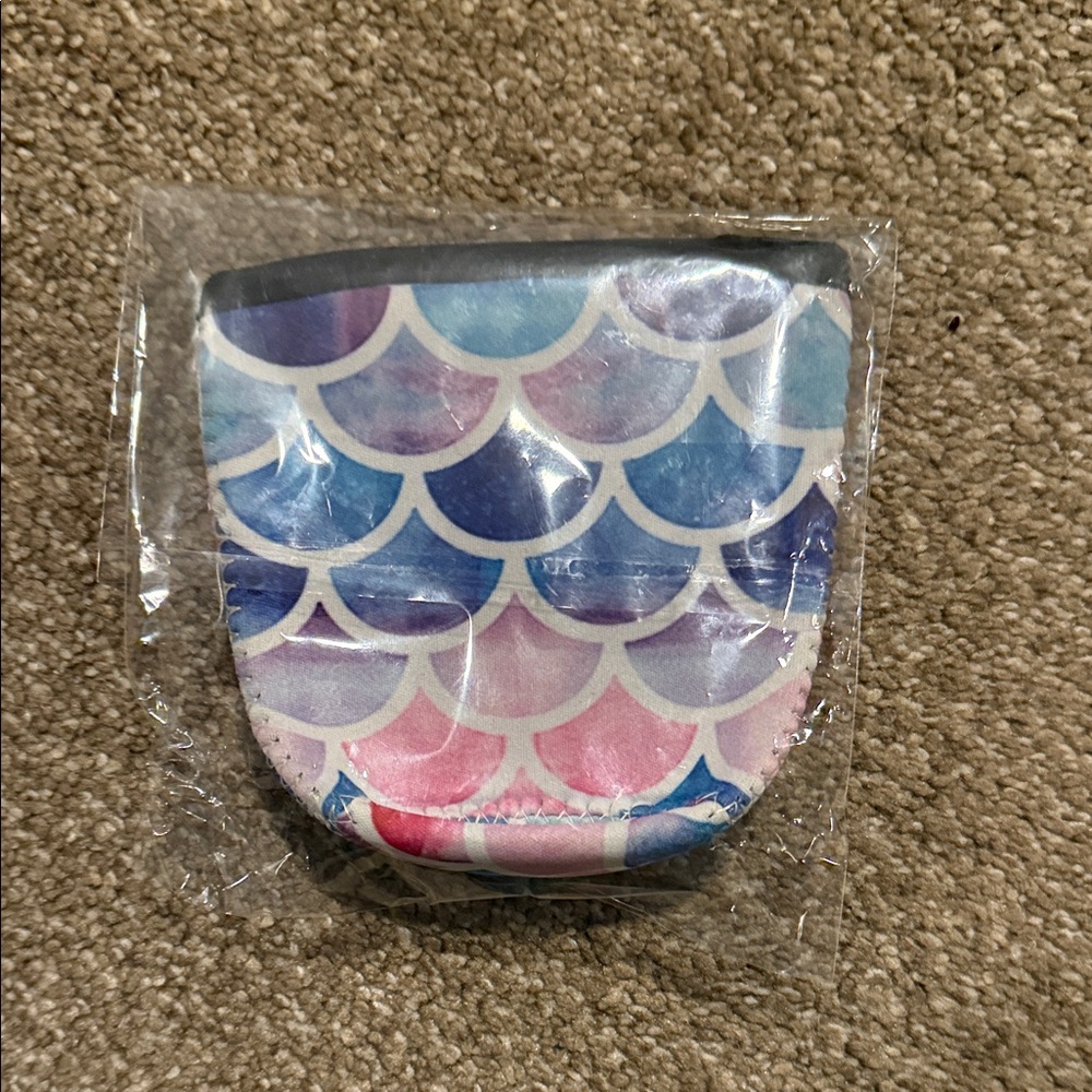 Mermaid Scale Patterned Coffee Sleeve